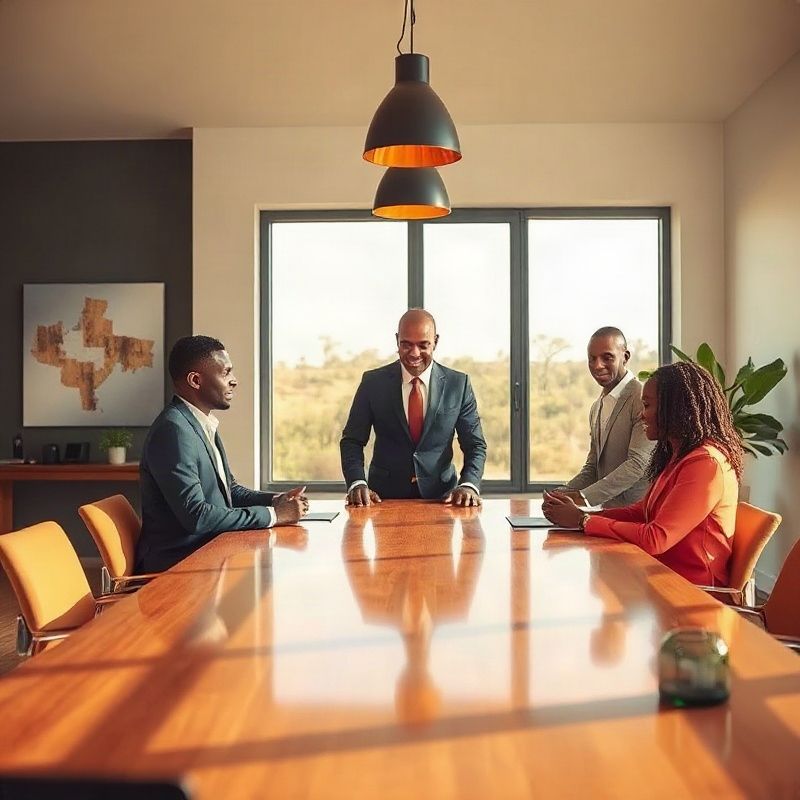 Stoneeterra team in a Nakuru office
